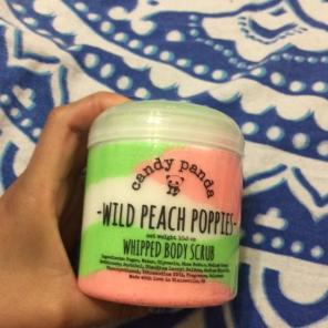 Candy Panda Wild Peach Poppies Scrub