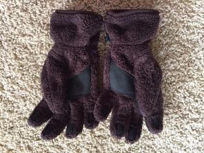Brown North Face Gloves