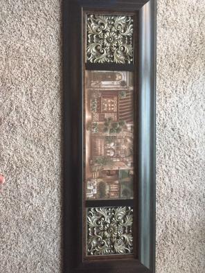 New real Wood framed Wall Art