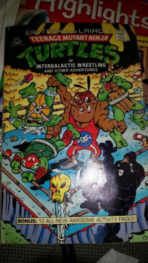 Ninja turtles in intergalactic wrestling