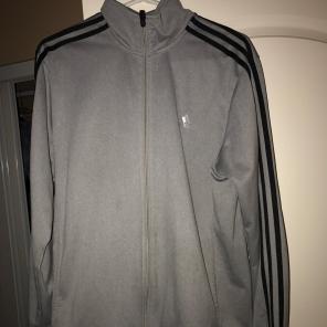 Adidas // Grey Collared Sweater