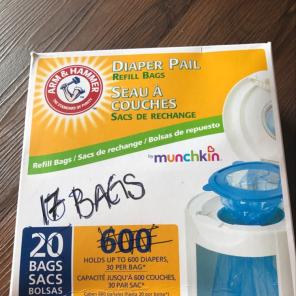 Munchkin Diaper Pail Refill Bags