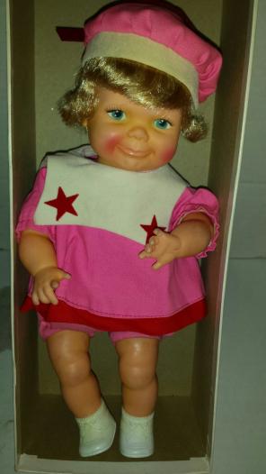 1967 Ideal Toddler Thumbelina Doll Works