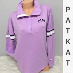 VS PINK Button Collared Pullover sz XS