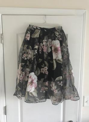Floral Skater Skirt
