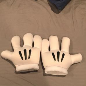 Left And Right Mickey Mouse Gloves