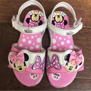 Minnie Light Up Velcro Sandals 9