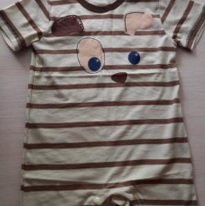 Baby Boy Puppy Dog Romper
