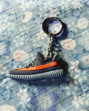 Gray Yeezy Keychain