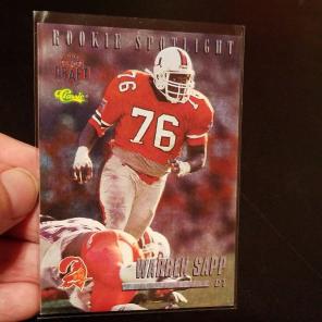 1995 Classic Draft Warren Sapp RC