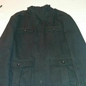 Peacoat mens black
