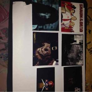 LOT OF 6 HORROR STICKERS