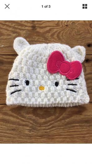Toddler Girl Hello Kitty Hat Beanie Cute
