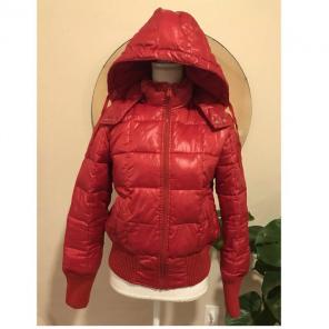 Old Navy Red Puffer Winter Jacket Coat M