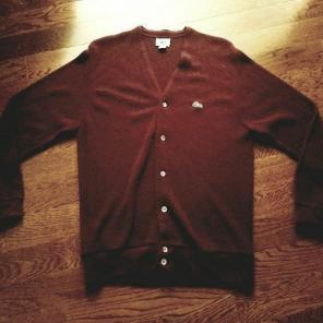 Vintage IZOD X Lacoste cardigan