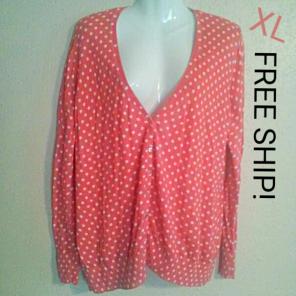 Pink Old Navy Button Cardigan Top