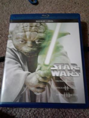 Star Wars episodes 1-3 Blu-ray +DVD