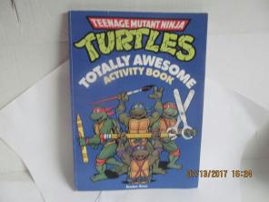 Vintage 1990 TMNT Activity Book