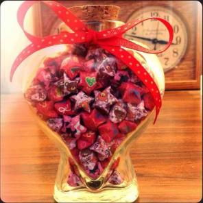 Origami Stars in a Jar