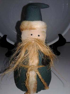 Handmade Primative Santa