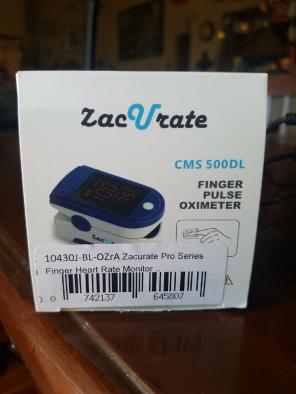 NIB Finger Pulse Oximeter with Case.