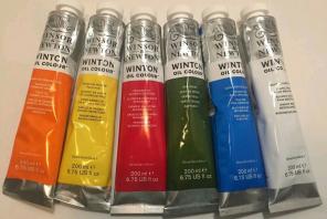 7 200ml NEW Tubes of Winton Oil Paint