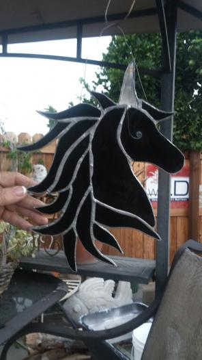 Gorgeous One of a Kind Black Unicorn