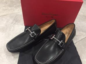 Salvatore Ferragamo Black Loafers