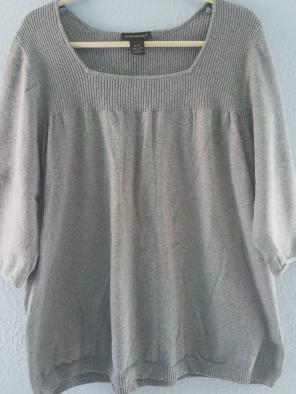 Medium Weight Gray Lane Bryant Sweater