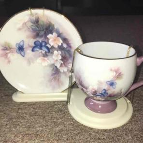 Hand Painted 2 pcs set