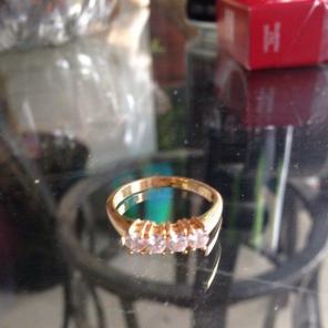 Four Round Cut Diamonds Engagement Ring