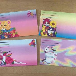 Lot of 4 Vintage Lisa Frank Postalettes