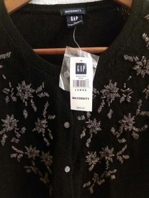 Gap Maternity Cardigan Large brand New