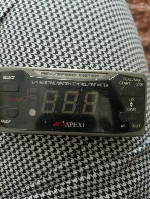 Apexi rev speed meter