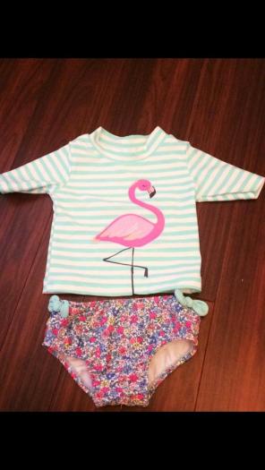Carters Flamingo Swim 18 Months EEUC