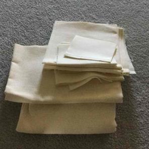 AIDA COUNTED CROSS STITCH FABRIC ECRU LG