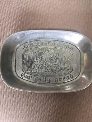 Vintage Pewter Tray