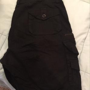 Black Cargo Shorts