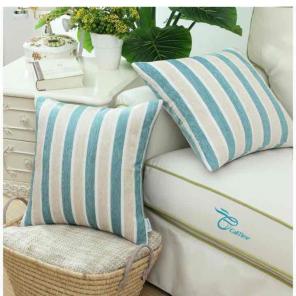 2-Pillow Covers Teal 18"x18" New