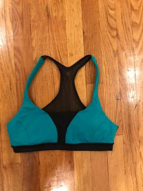 Lululemon Smooth Stride Bra Size 6 Teal