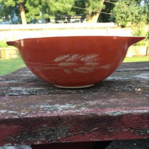Vintage Pyrex Autumn Harvest Mixing Bowl