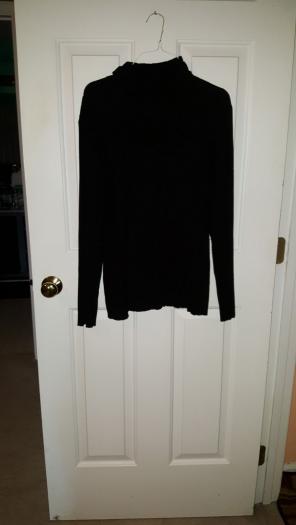 Black turleneck sweater sz 2x