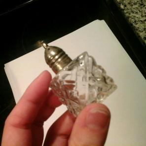 Salt or pepper container.