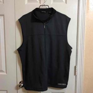 XL Gray PGA Tour Zip Vest w/ Pockets