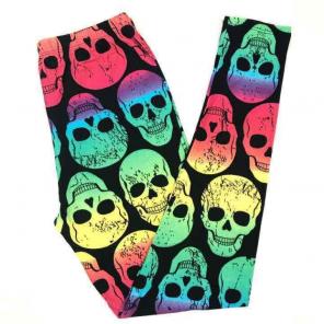 Buttery Soft Rainbow Skeleton Legging TC