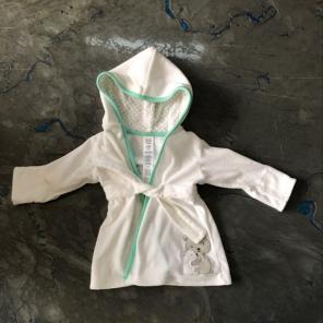 White Baby Robe