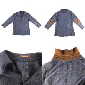 Peter Millar Blue Trench Over Coat Wool