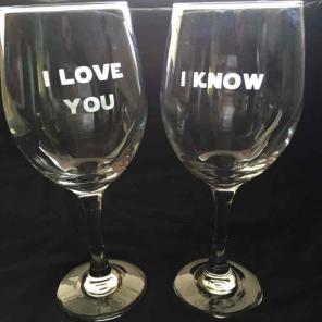 Star Wars glass set