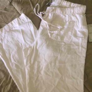 Linen/ rayon pants size 16