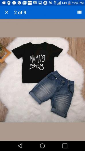 MAMA'S BOY OUTFIT.